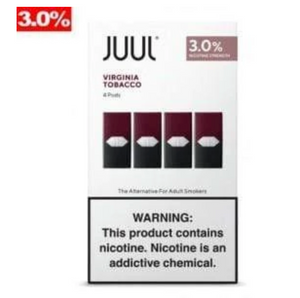 JUUL - PODS 4pk 3% (8ct Box)