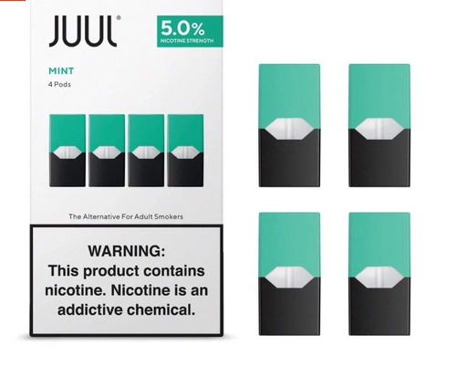 JUUL - PODS 4pk 5% (8ct box)